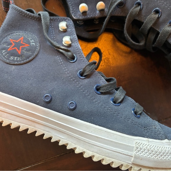 Converse winter High-Top Sneakers - Navy Blue - Picture 3 of 9